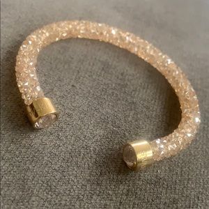 Swarovski Champagne Stardust Cuff (S)